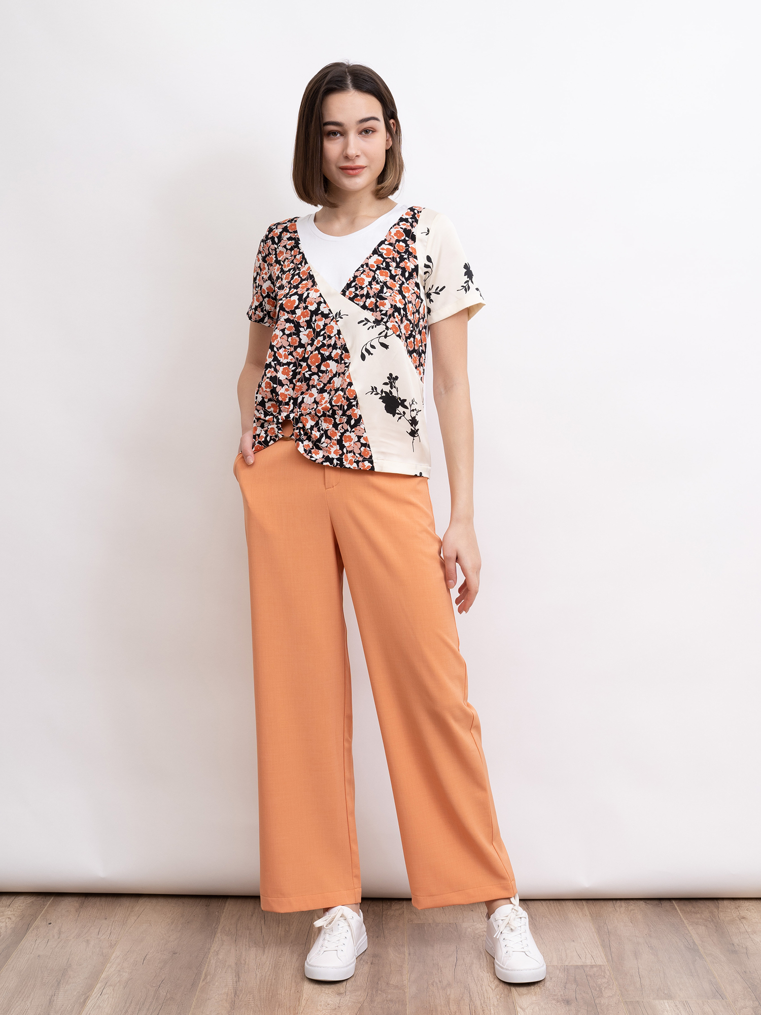 mi-tu 西裝直腳褲