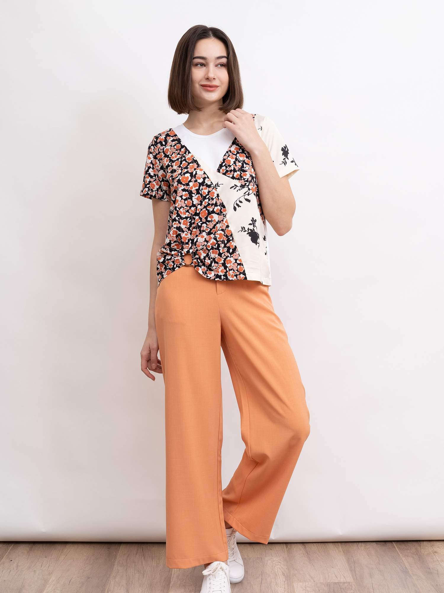 mi-tu 西裝直腳褲