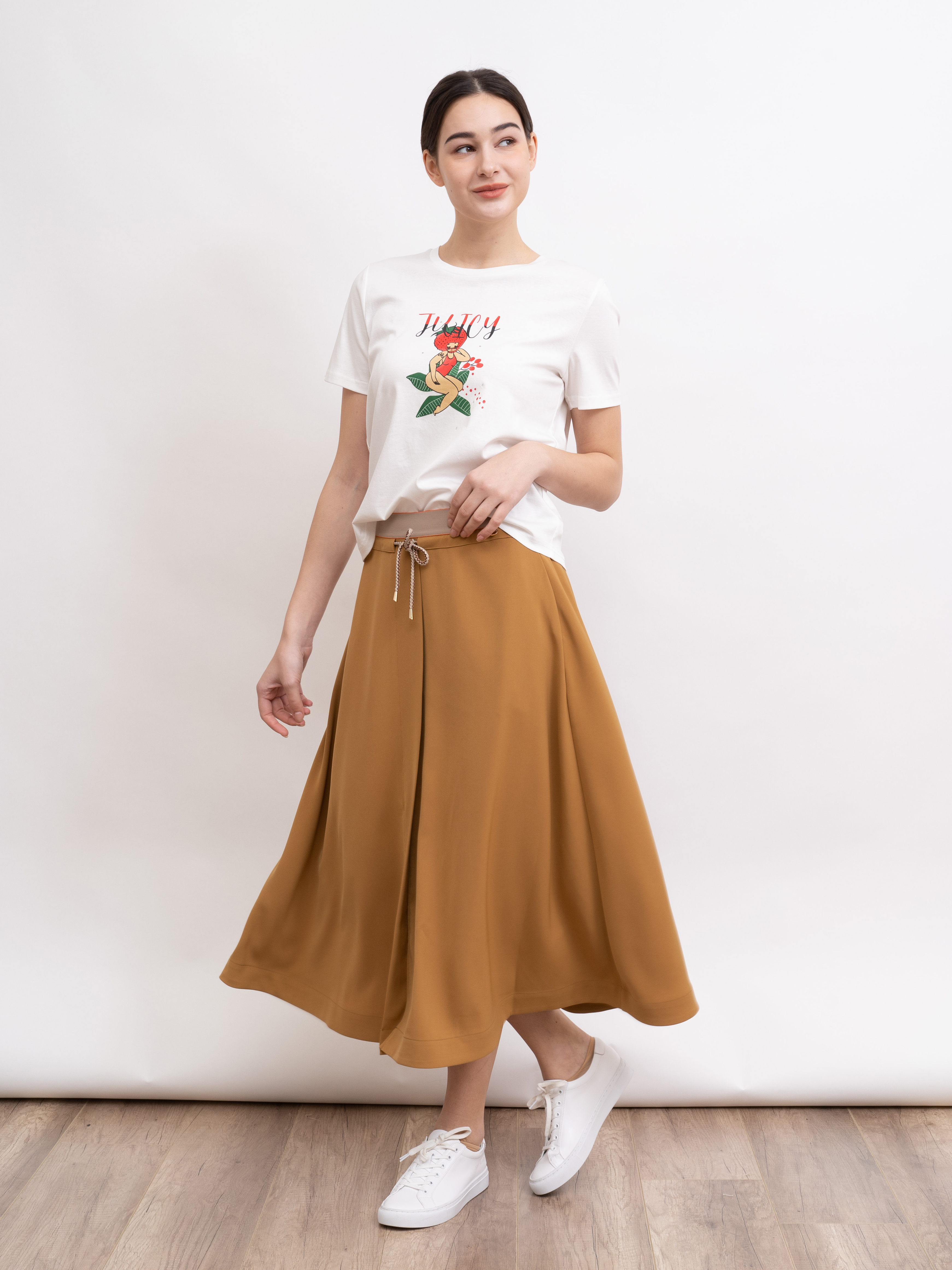 mi-tu 圖案短袖T恤