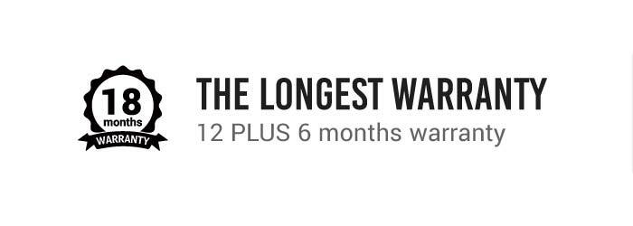 18 months warranty
