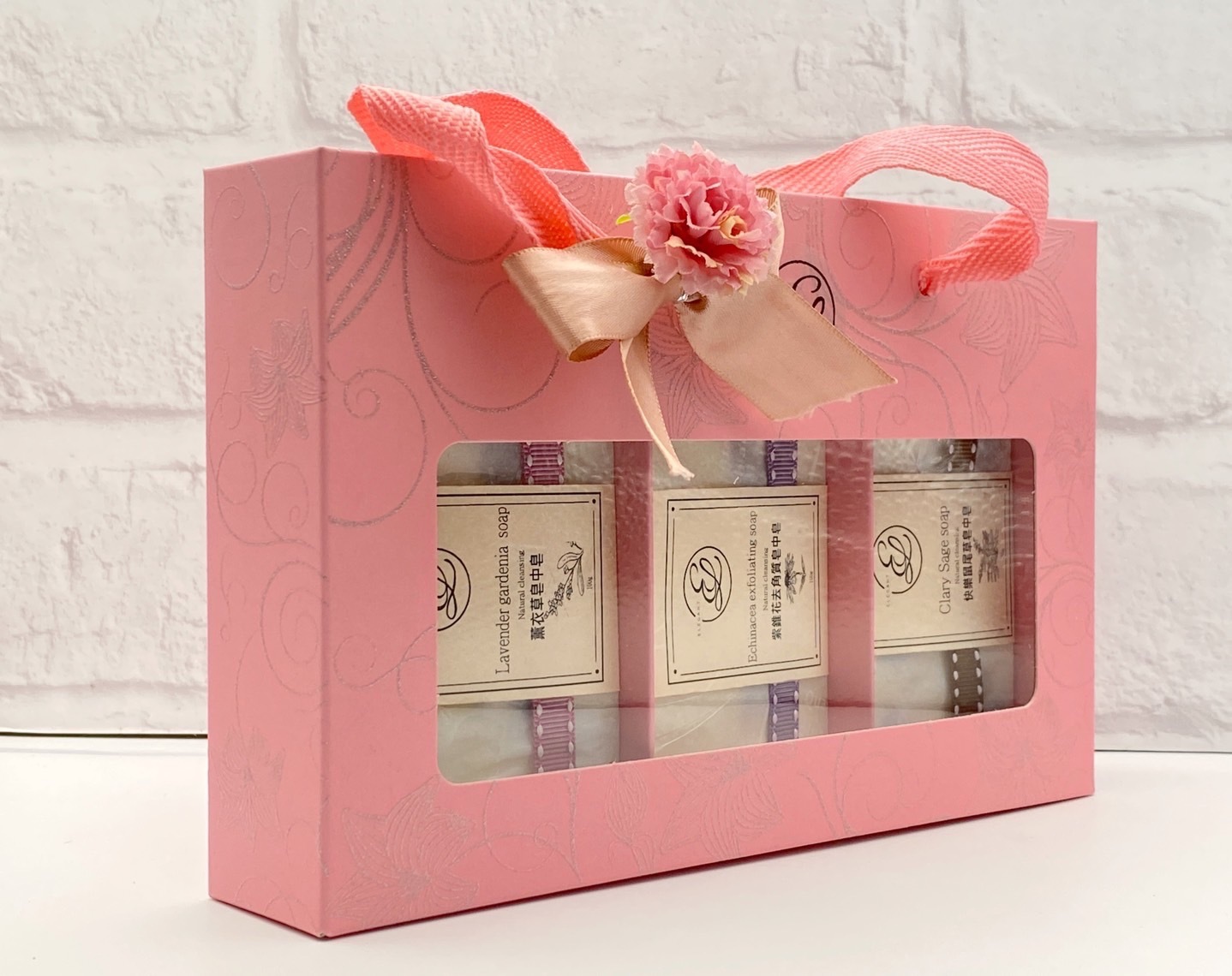 【鴻琴生活】紅粉佳人-逸佳手工皂中皂禮盒