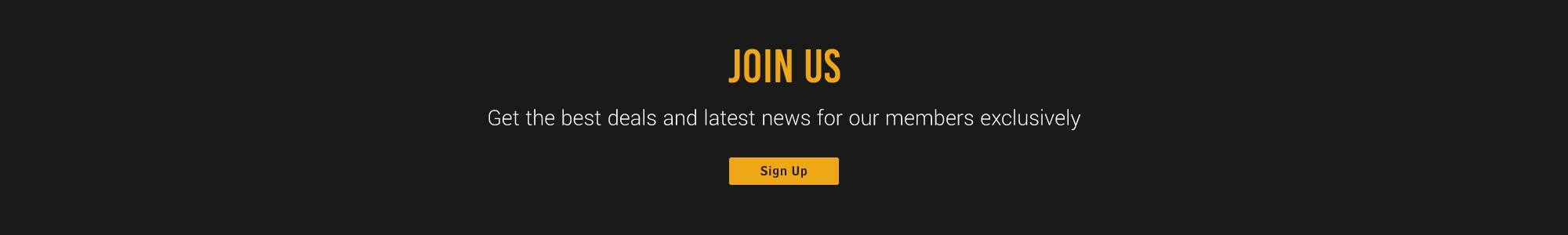 Sign up to become a member