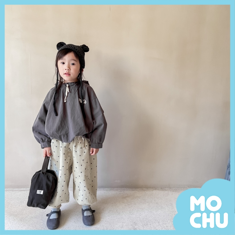 小圓點燈芯絨哈倫褲(兩色)