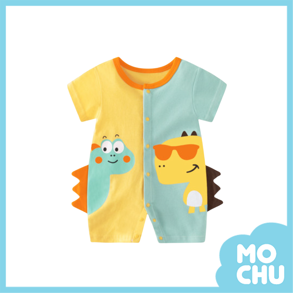 小双龍短袖連身衣