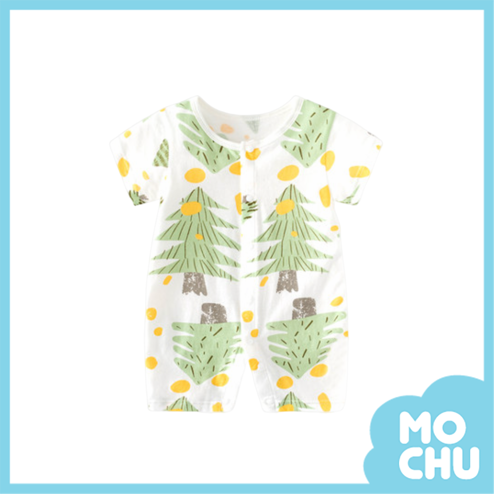 綠油油森林短袖連身衣