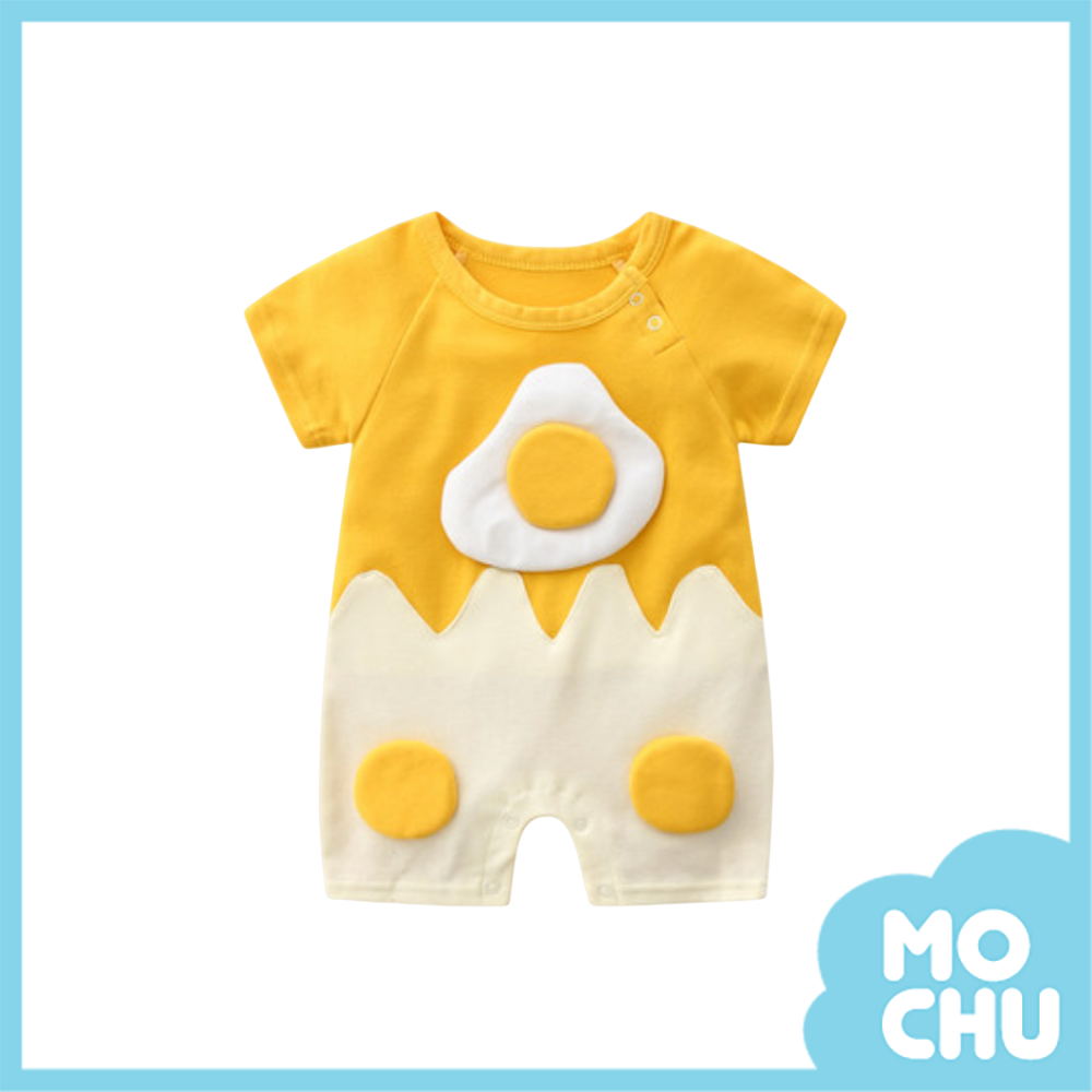 荷包蛋短袖連身衣