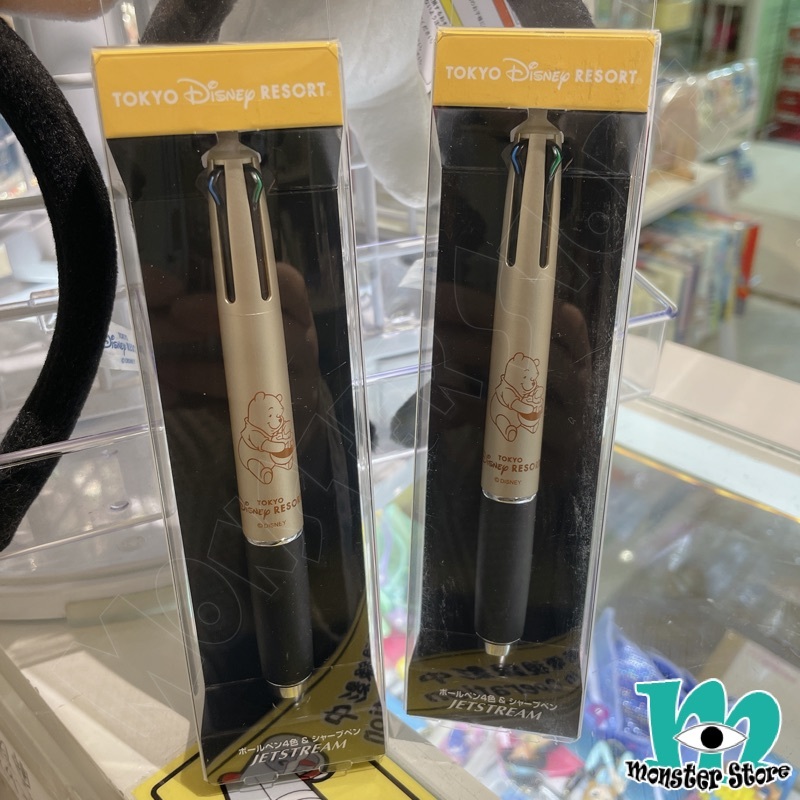 小熊維尼4色原子筆連鉛芯筆