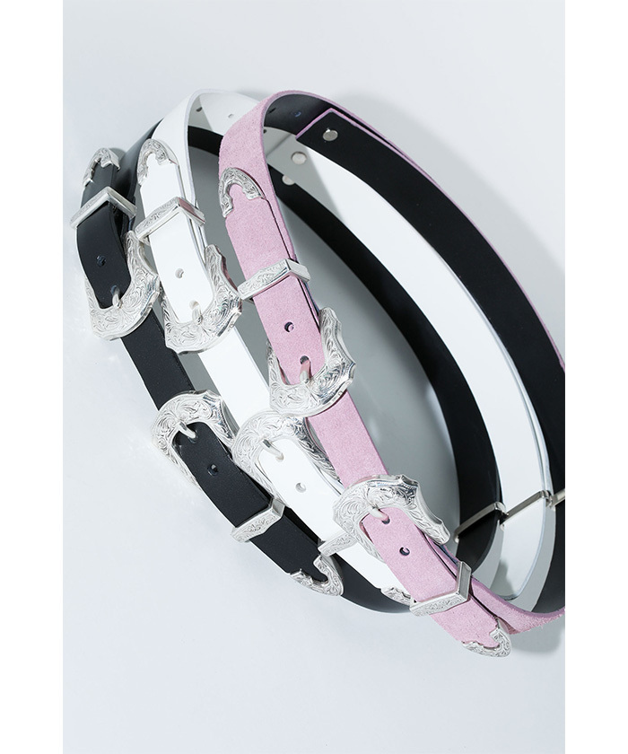 DOUBLE BUCKLE NYLON BELT – TOGA ONLINE STORE