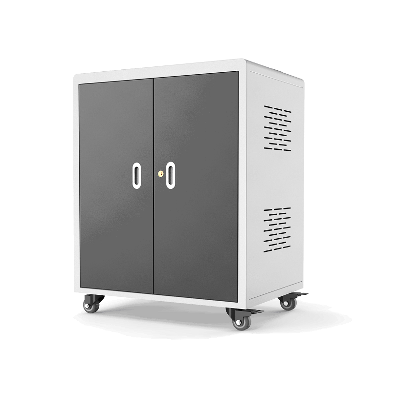 APC-E30 Chromebook, Notebook, Tablet iPad 充電車 720 mm (L) x 540 mm (W) x 930 mm (W) 30 bays (5V2A), Cooling fan, Smart 3 status colours LED,  medical ultra-quiet universal wheels, Cabinet lock, International Certification CE, FCC, RoHS, ISO, CCC