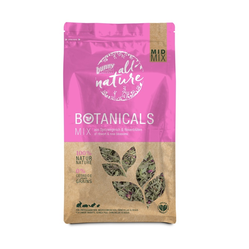 Bunny Nature 綜合草本混合 (車前草與玫瑰) - 120g