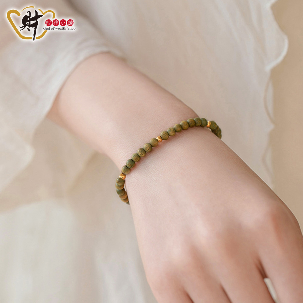 【財神小舖】天然經典檀木手鍊 (兩款任選)