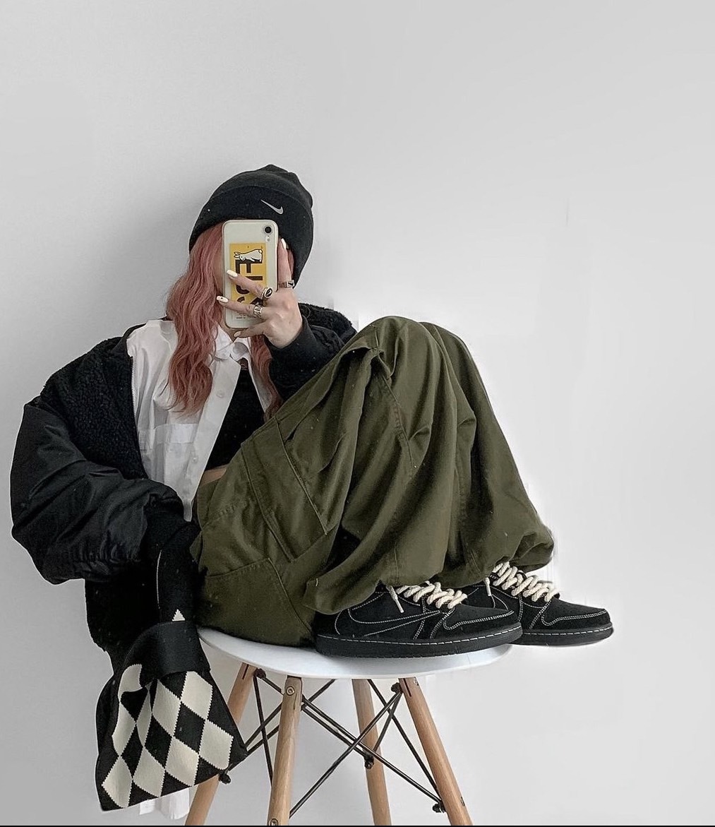 Travis Scott x Air Jordan 1 Low OG SP「Black Phantom」全黑倒鉤黑武士 (DM7866001)