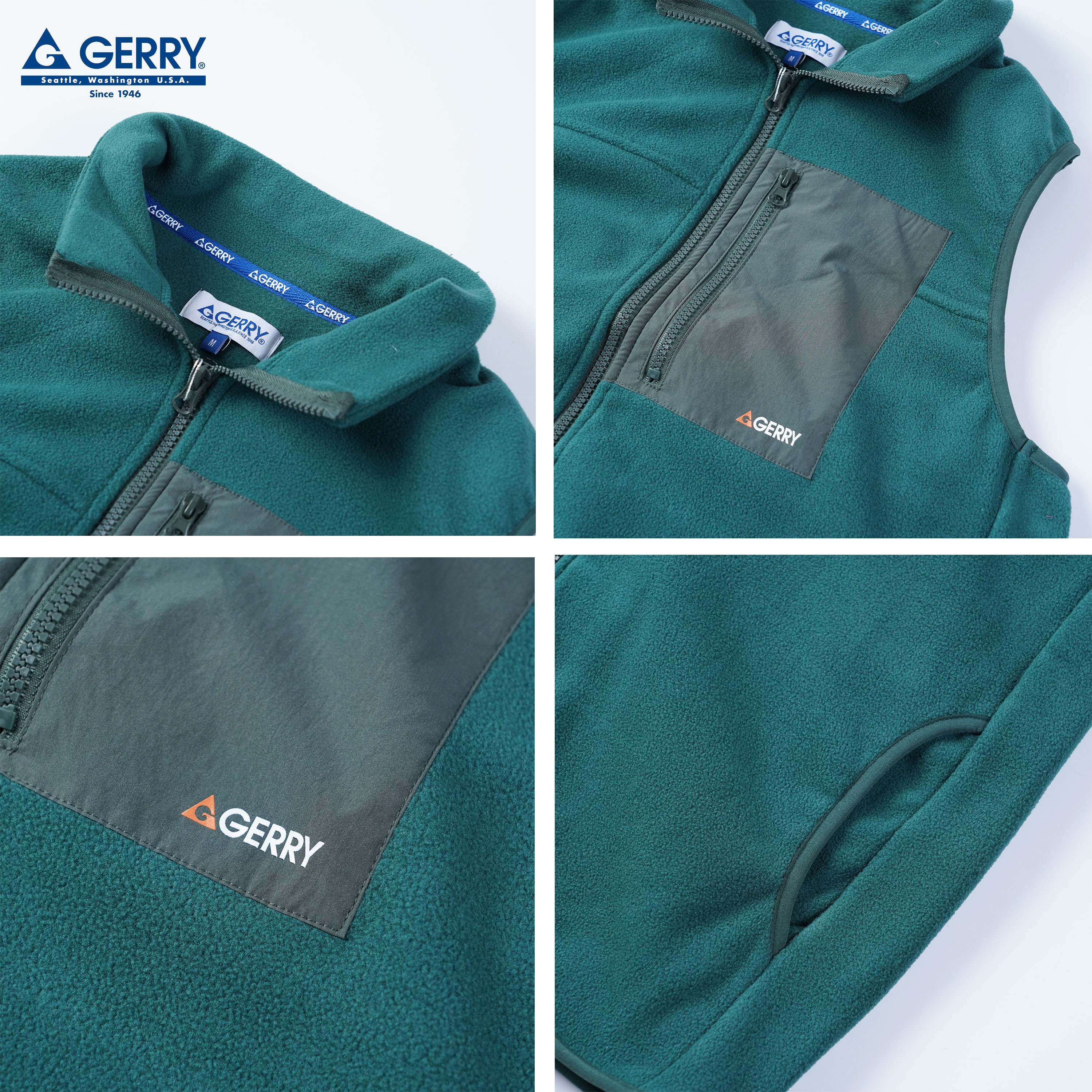 GERRY】FLEECE VEST抓毛絨背心