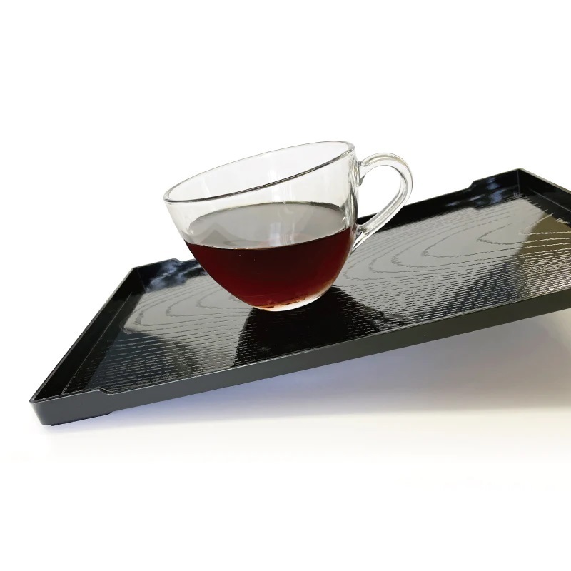 山中塗防滑托盤/25.5x16x1.4cm