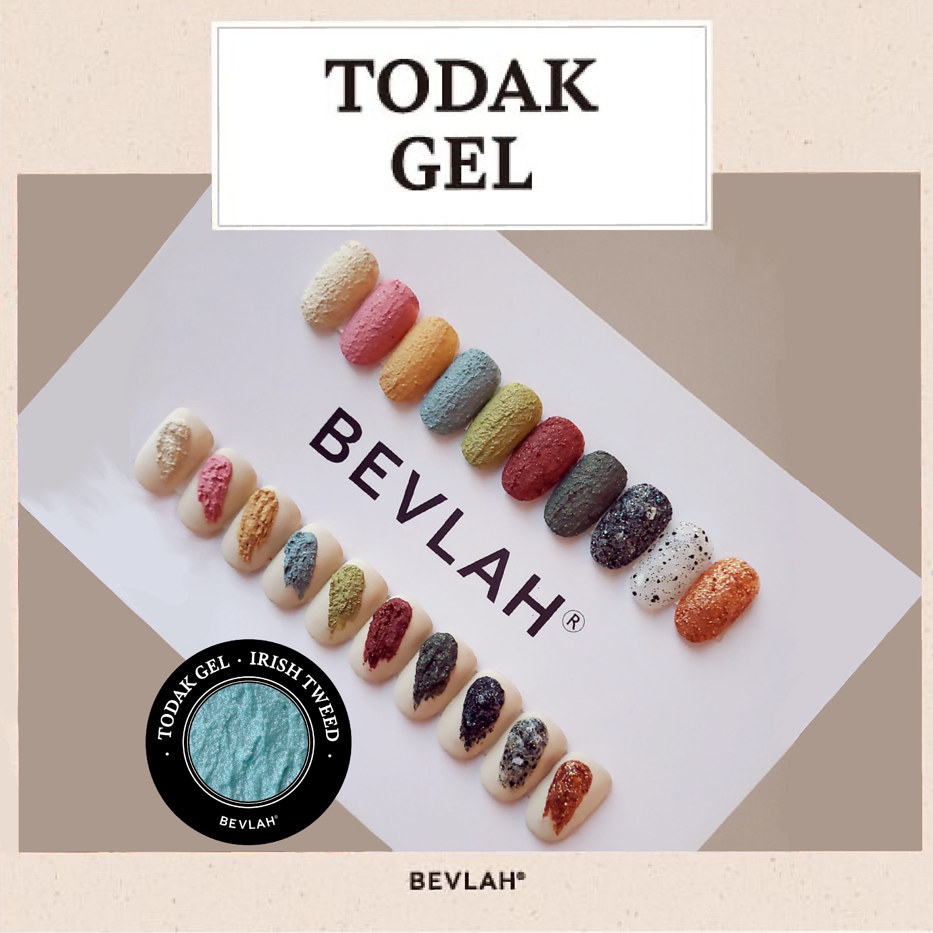 BEVLAH TODAK 油畫 GEL IRISH TWEED