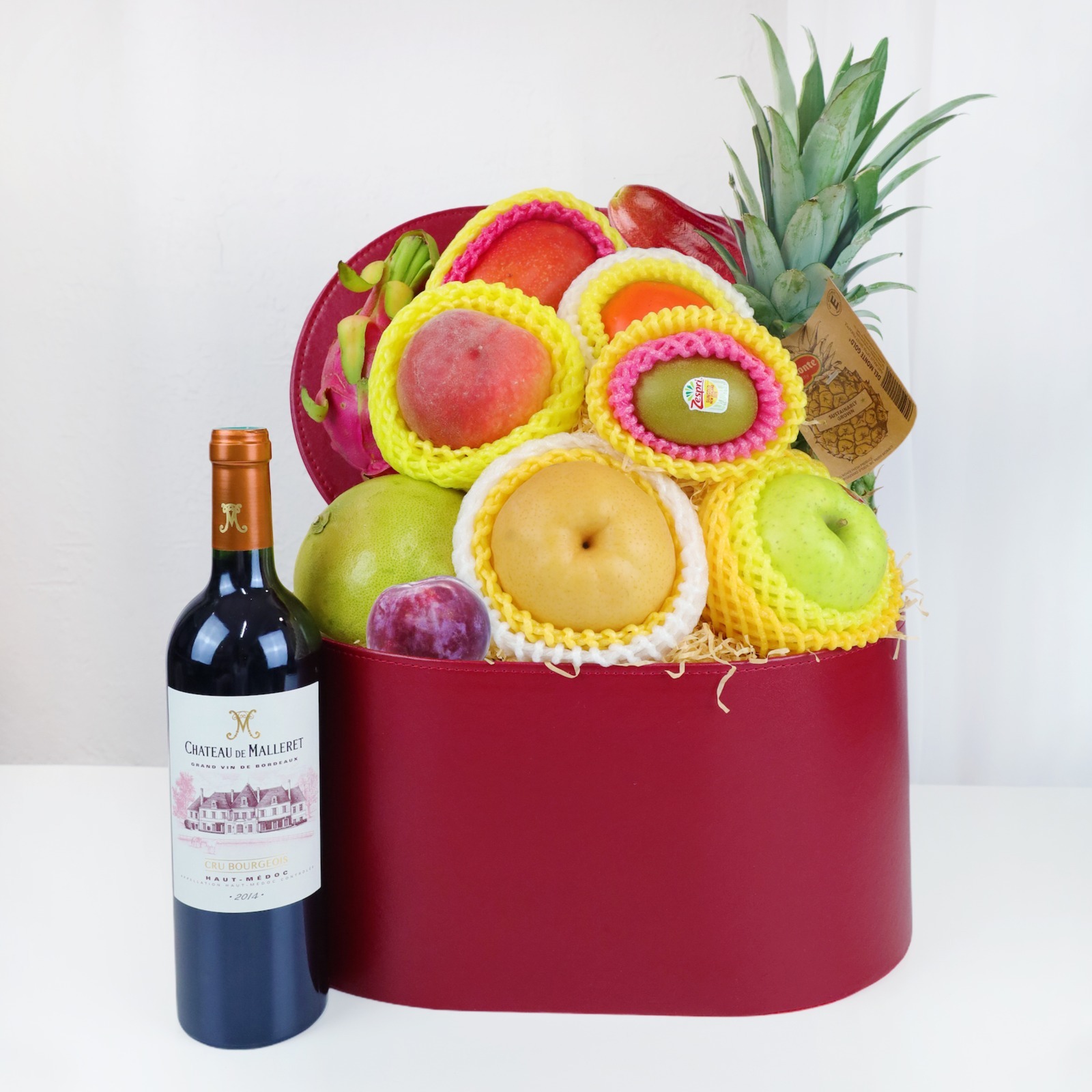 傳統紅酒果籃