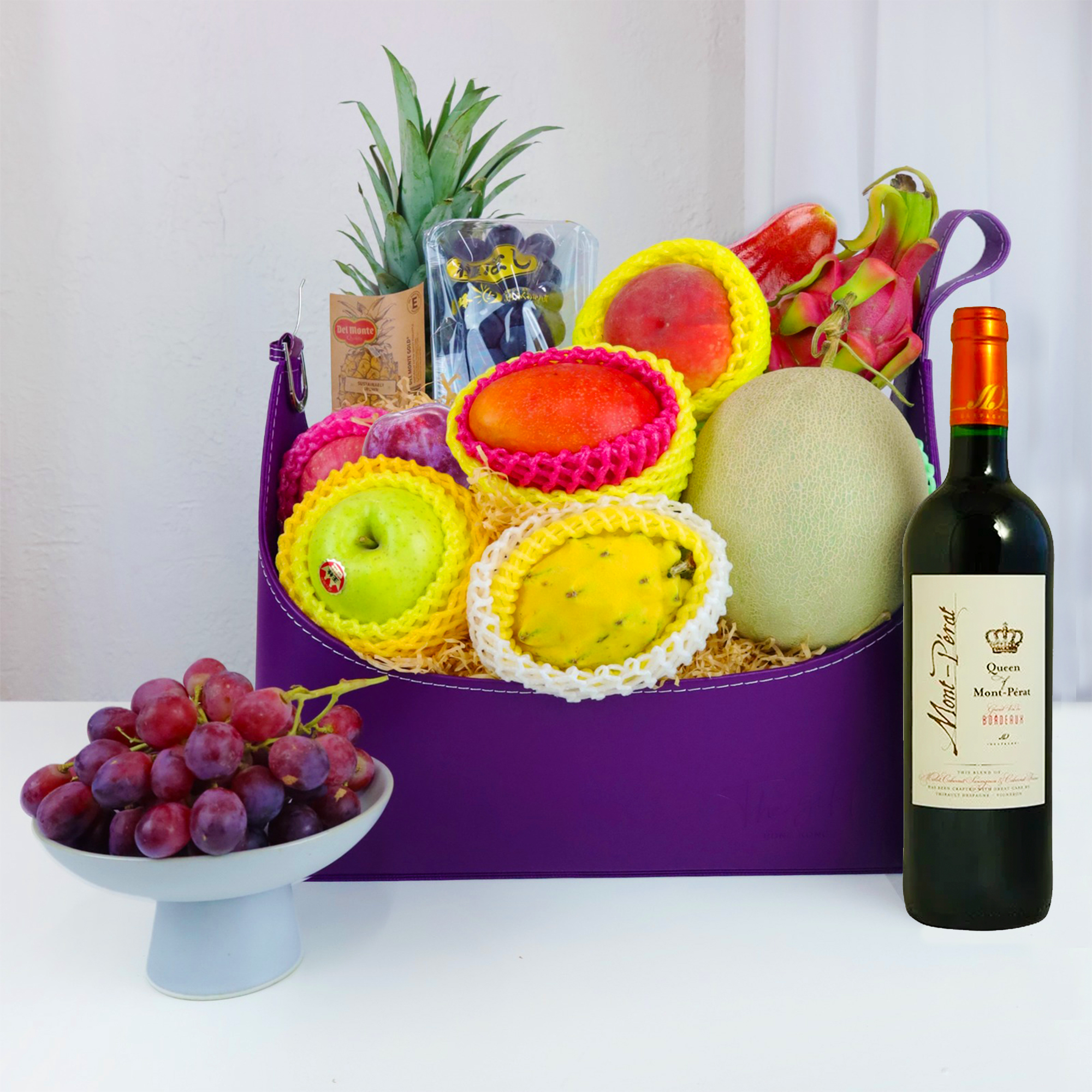 豪華商務紅酒果籃