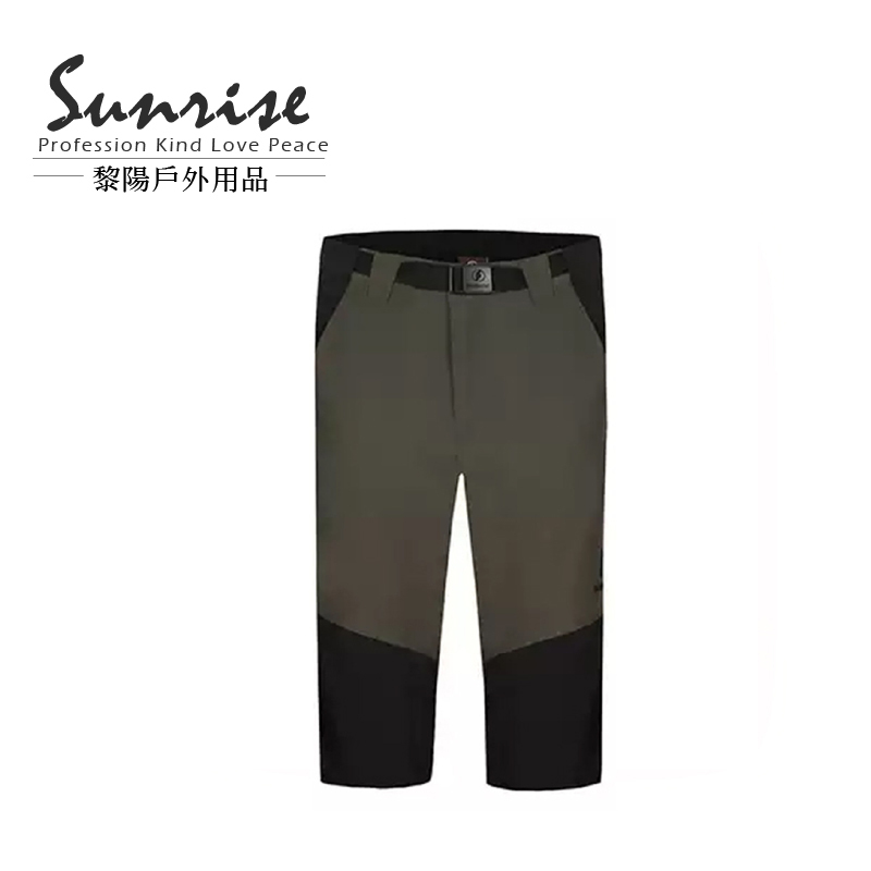 彈性拼色七分褲 男款 (3色) 排汗透氣/快乾/登山休閒 20CZZ42069