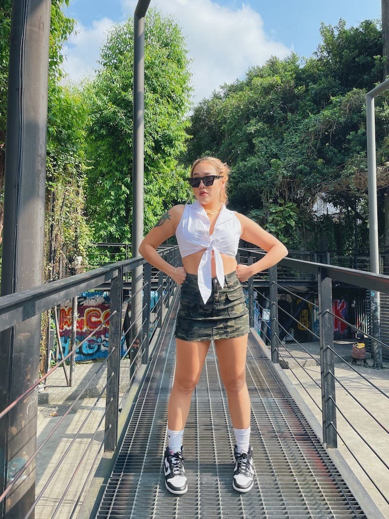 美式迷彩工裝裙