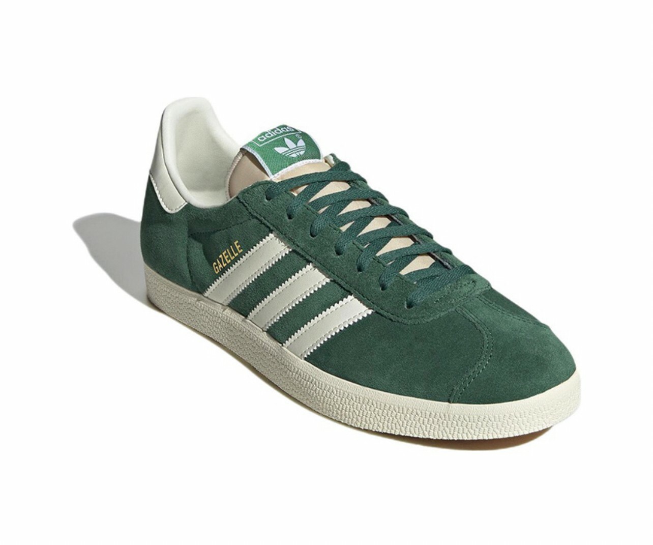 Adidas Originals Gazelle 舒適潮流 輕便防滑 休閒鞋 白綠 MAR-
