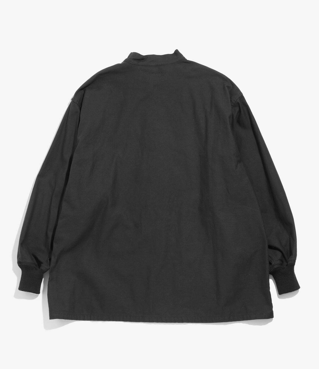 NEEDLES S.C. ARMY SHIRT - BACK SATEEN - BLACK