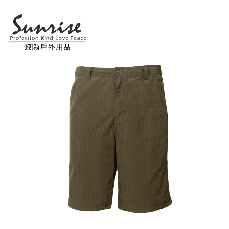 中性排汗快乾短褲  (深軍綠、軍綠、深灰、卡其、紅) 防曬/排汗透氣/快乾/登山休閒 20CPR2133