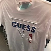 [S] GUESS LENNY LOGO CREW,PURE WHITE , X1VI19KAK94-G011 (SGU329)