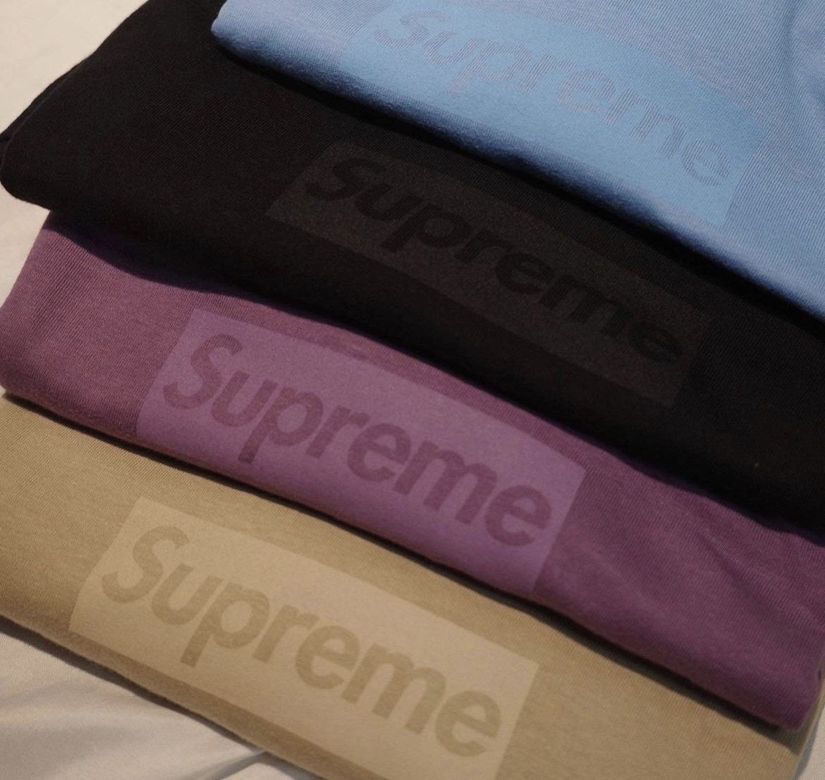 Supreme 2023 23ss TONEL BOX LOGO TEE 四色