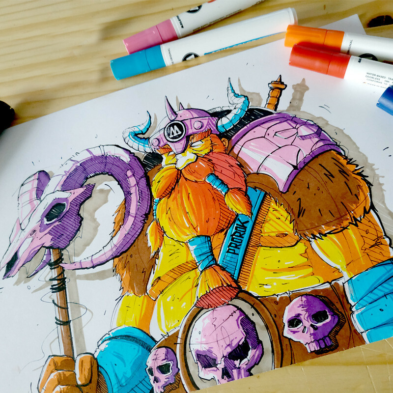 水性軟尖麥克筆