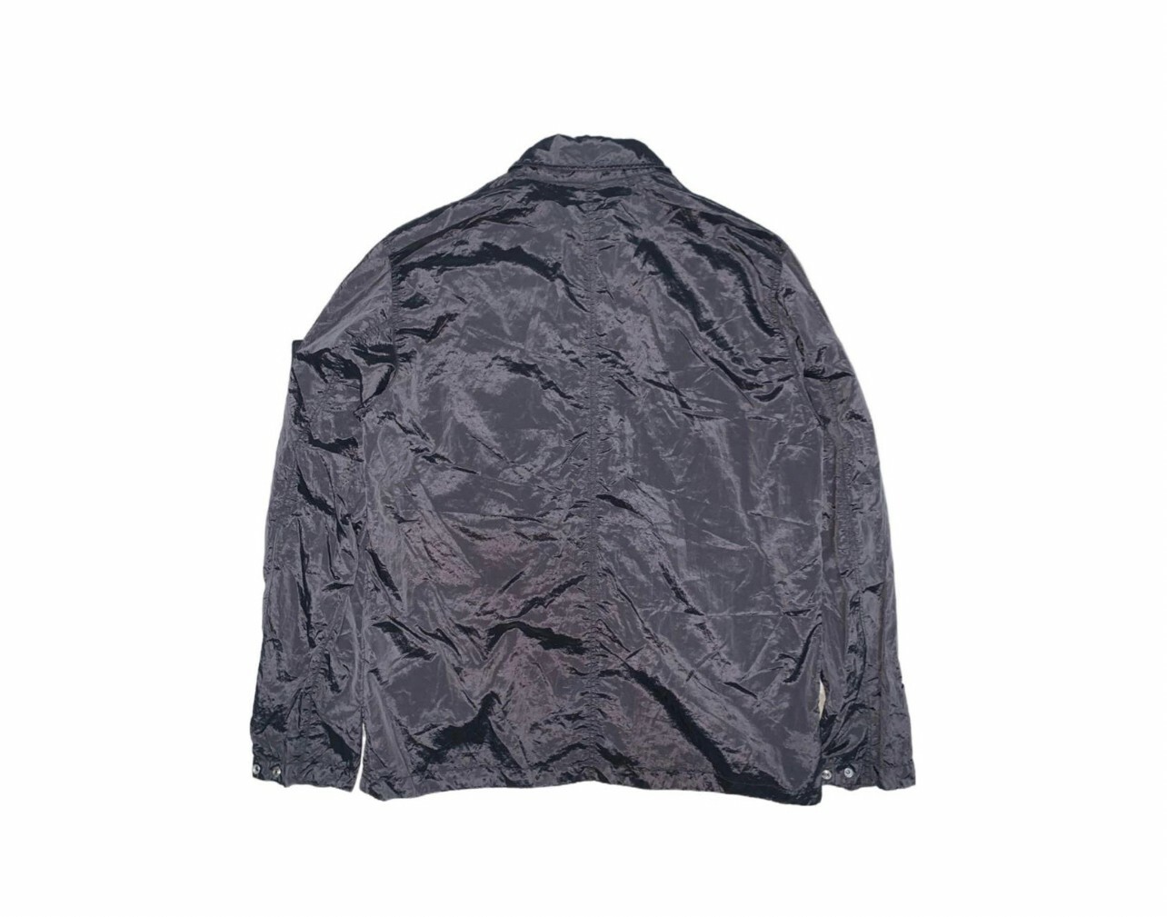 代購 STONE ISLAND SS23 Nylon Metal系列 純色拉鍊胸帶 夾克 炭灰 MAR-