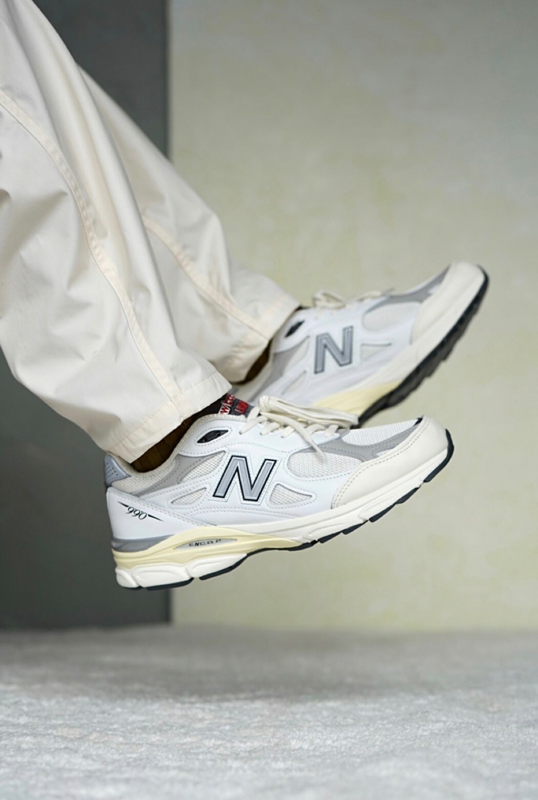 NEW BALANCE 990V3 USA M990AL3 美製白色男鞋