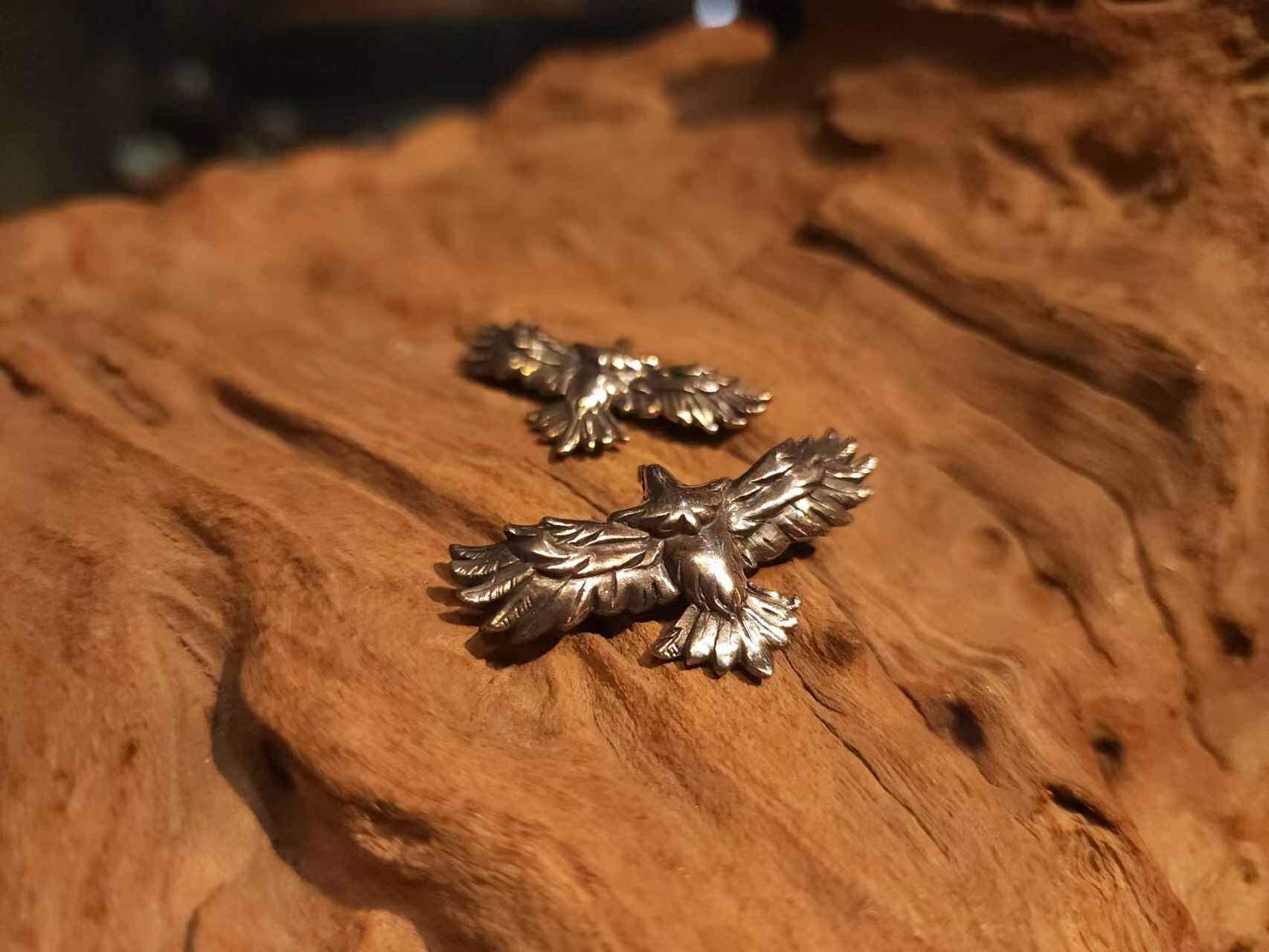 *Black Venom Jewelry- Freedom & Prayer 3cm/4cm 純銀老鷹。