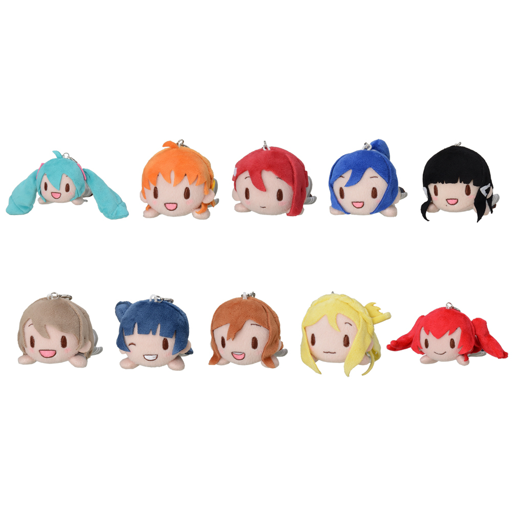 「ACG.GO」「預購」Love Live! Sunshine!! x 初音未來 Fuwa Petit Nesoberi 趴趴公仔 SET