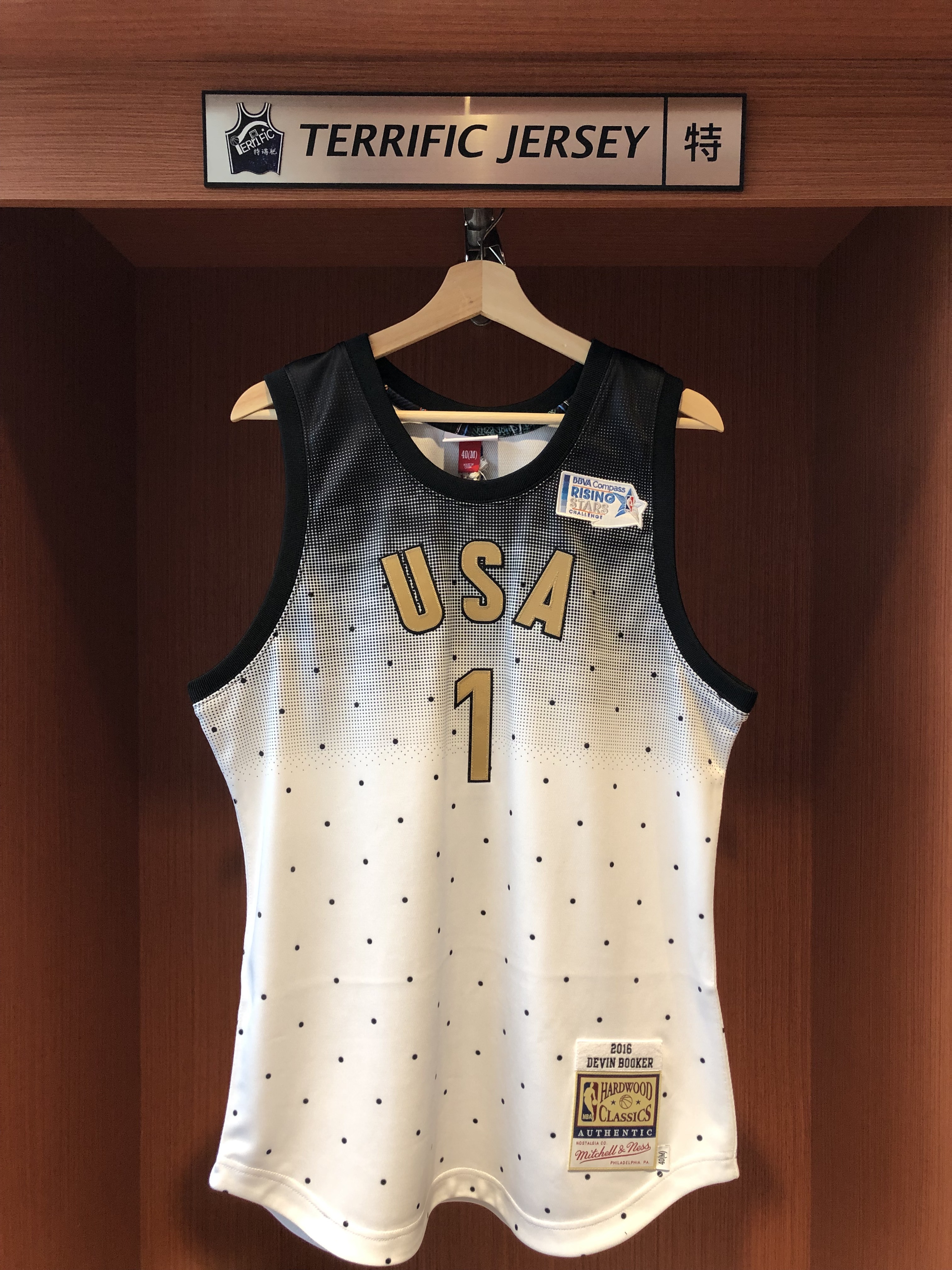 NBA球衣 Devin Booker 2016新秀挑戰賽 明星賽 M&N Authentic 球員版 電繡 全新