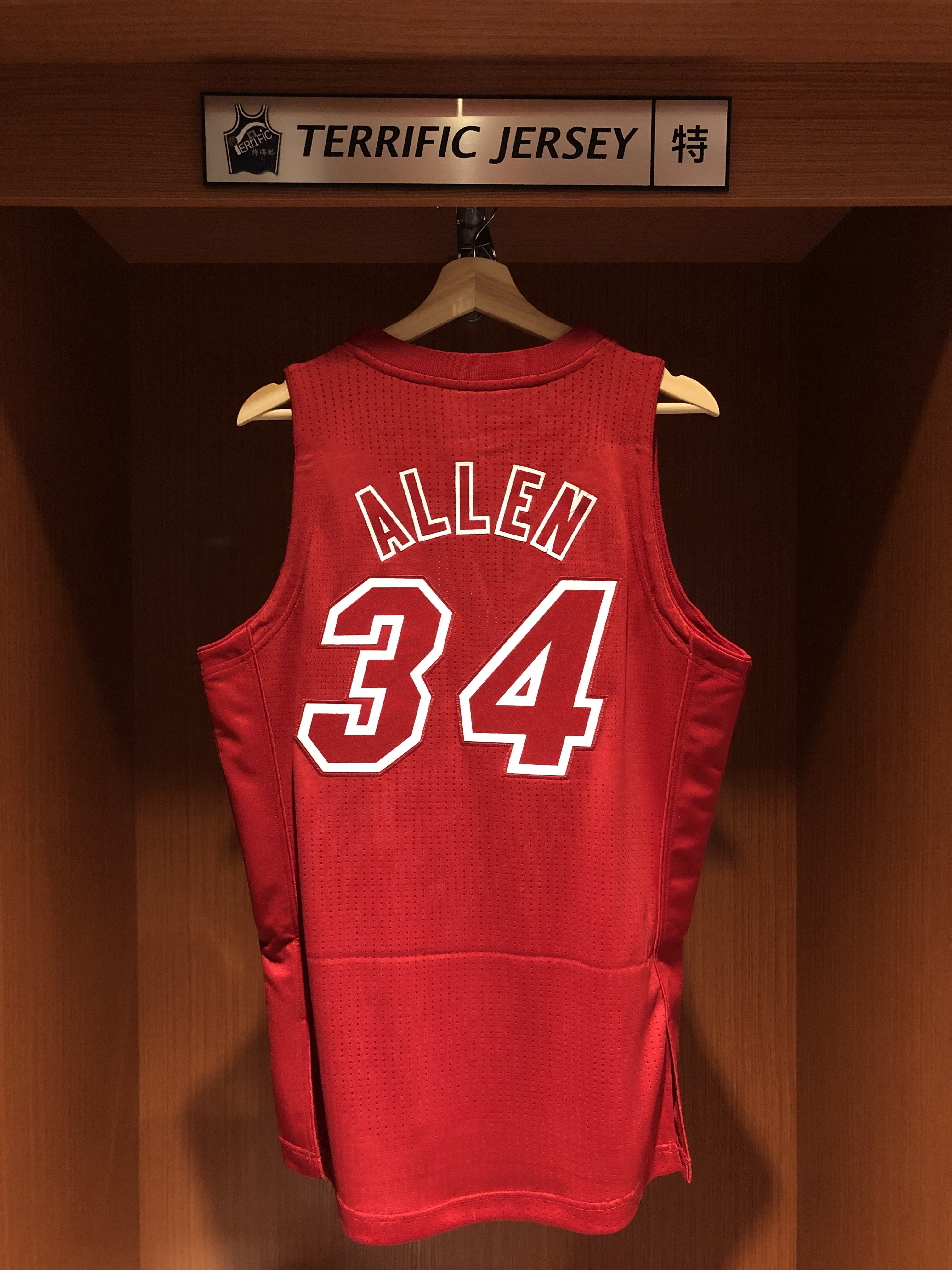 NBA球衣 Ray Allen 邁阿密熱火 2012聖誕節 聖誕大戰 Big Color M&N Authentic 球員版 電繡 全新