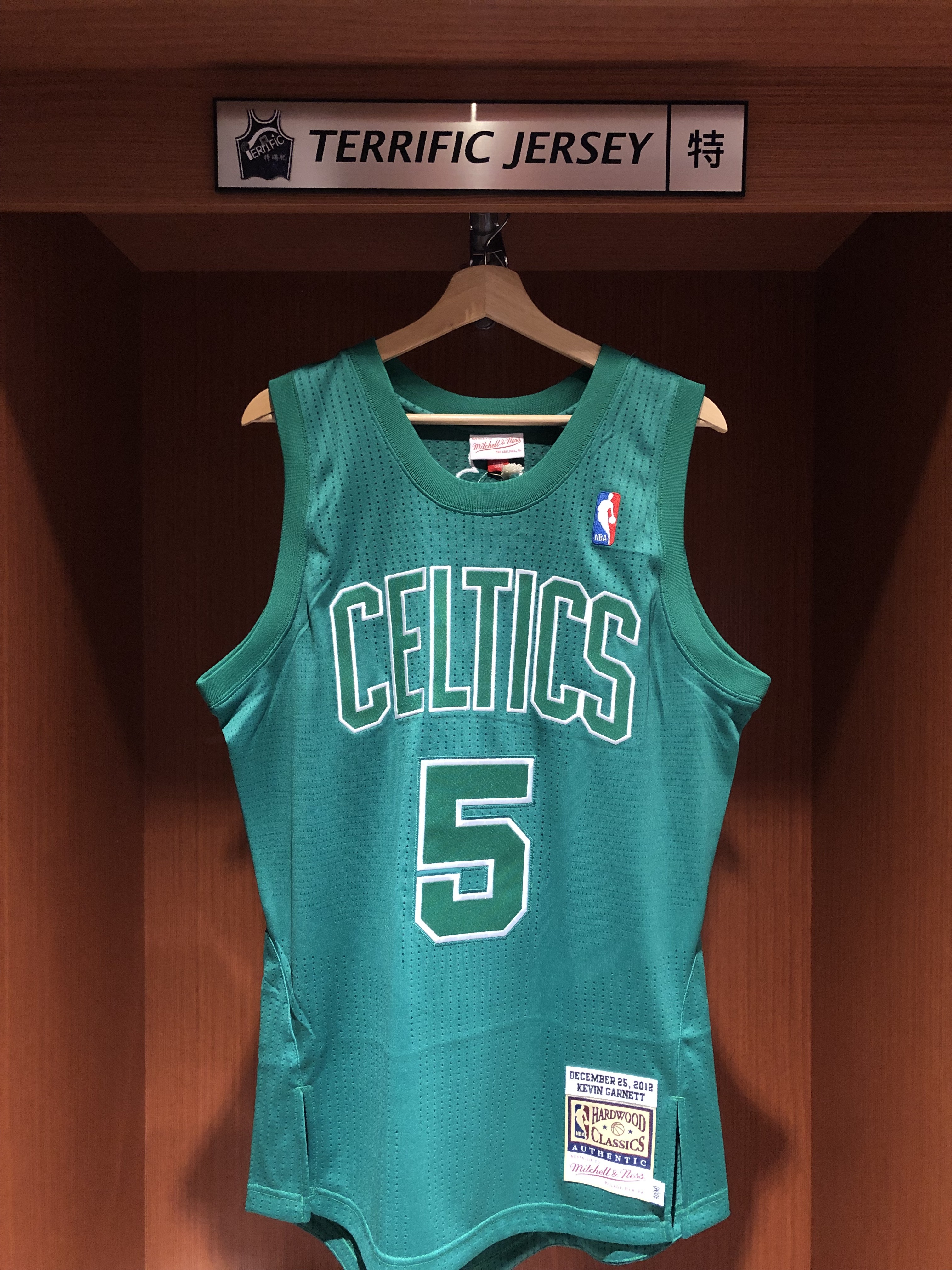 NBA球衣 Kevin Garnett 波士頓賽爾提克 2012聖誕節 聖誕大戰 Big Color M&N Authentic 球員版 電繡 全新