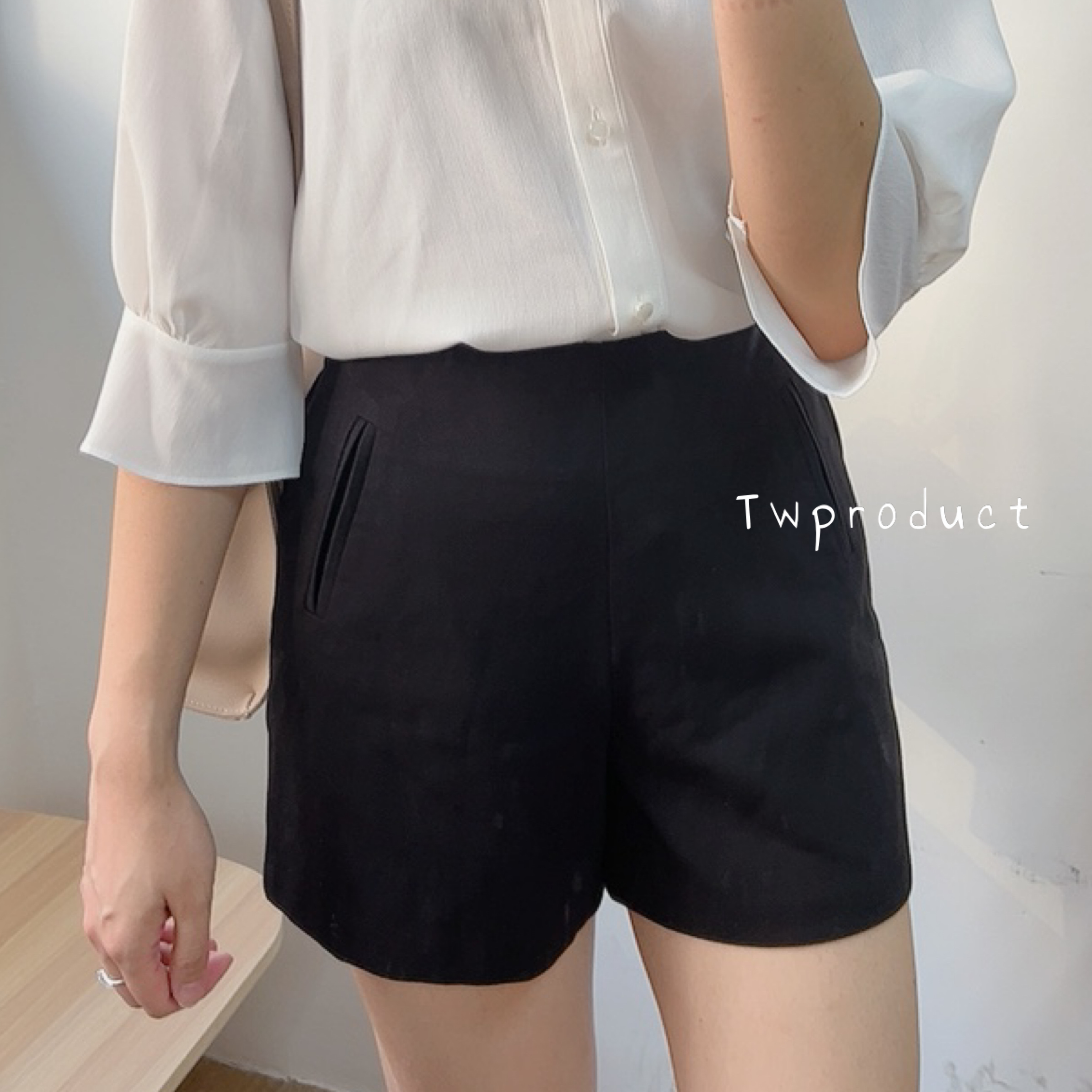 ✨ || SR33 ||斜邊假口袋返工短褲