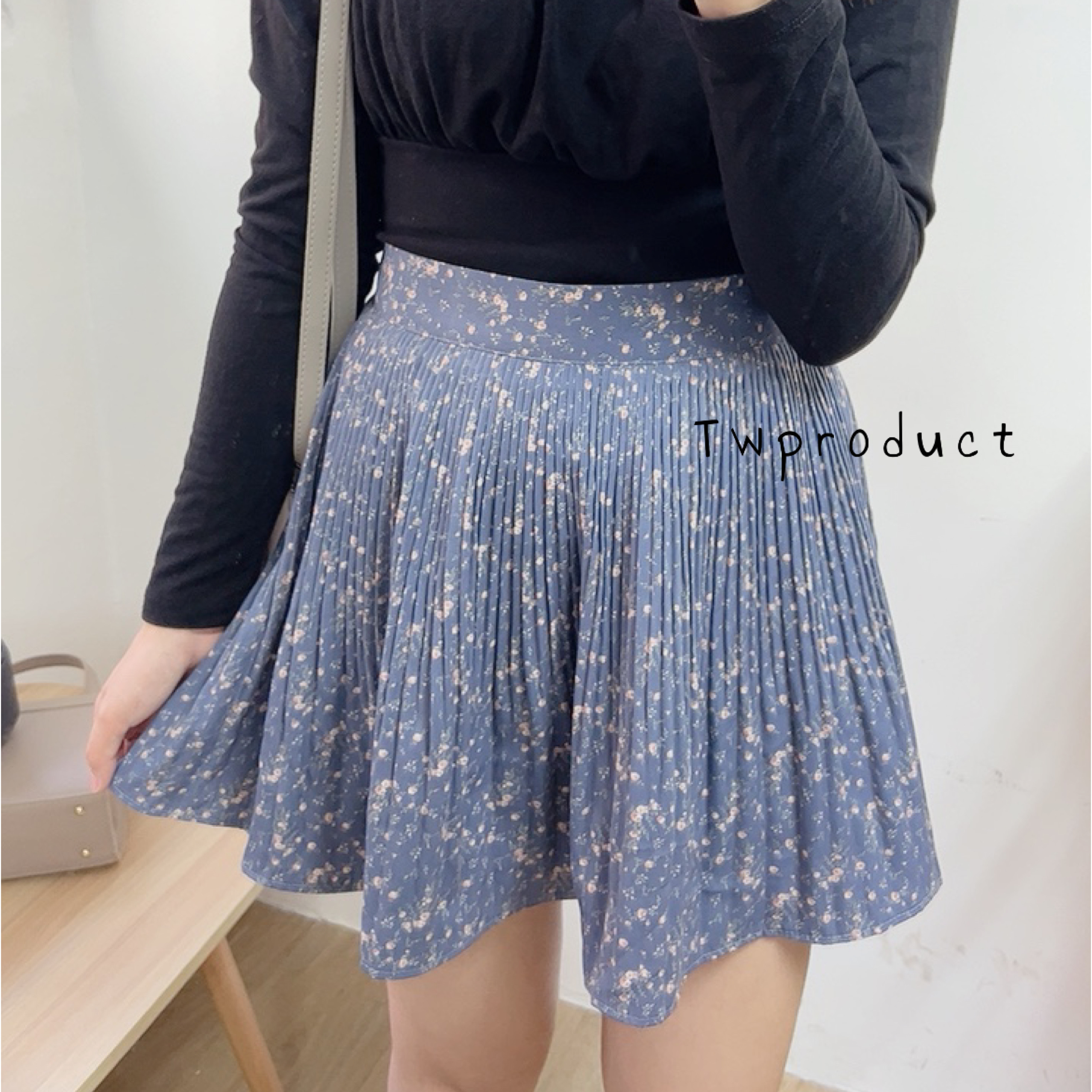 ✨  ||  sk197  || 百摺玫瑰秋季短裙褲