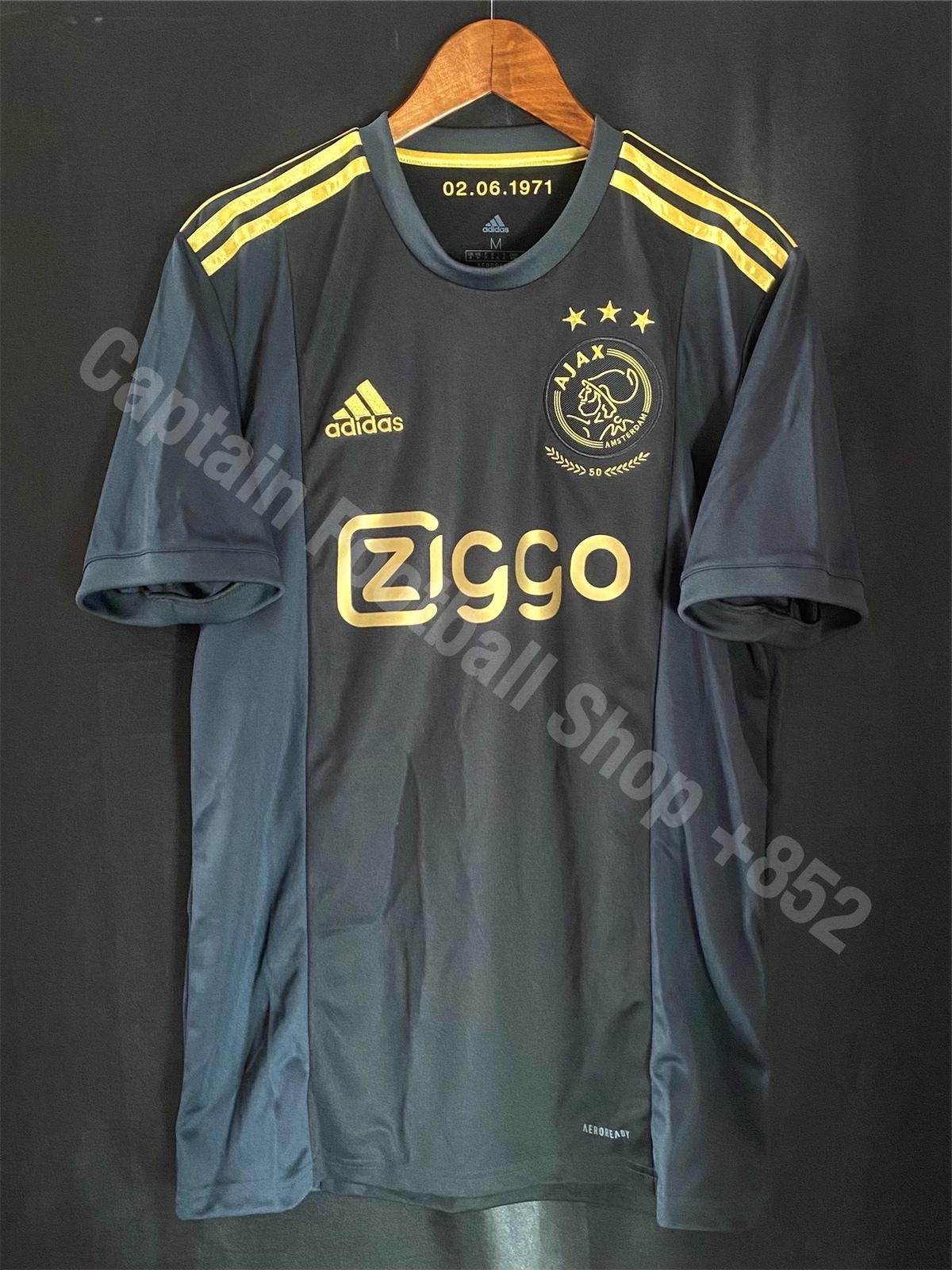 阿積士 2020-2021 Adidas 歐洲冠軍50周年特別版 黑金球衣