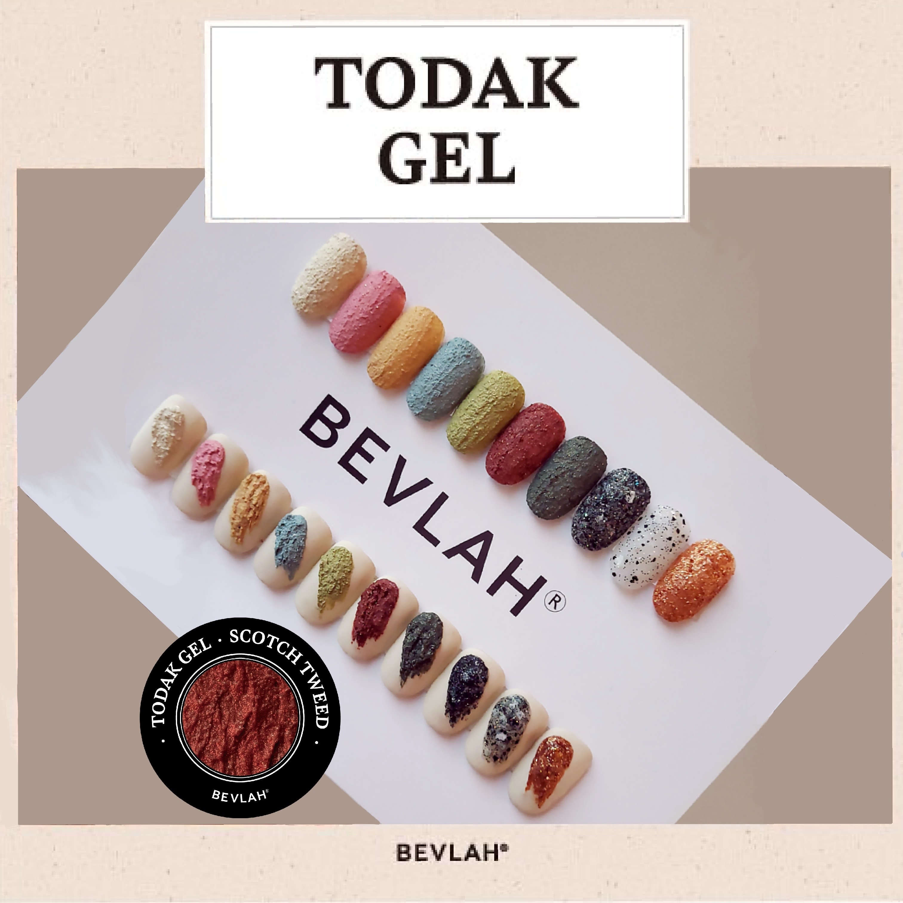 BEVLAH TODAK 油畫 GEL SCOTCH TWEED