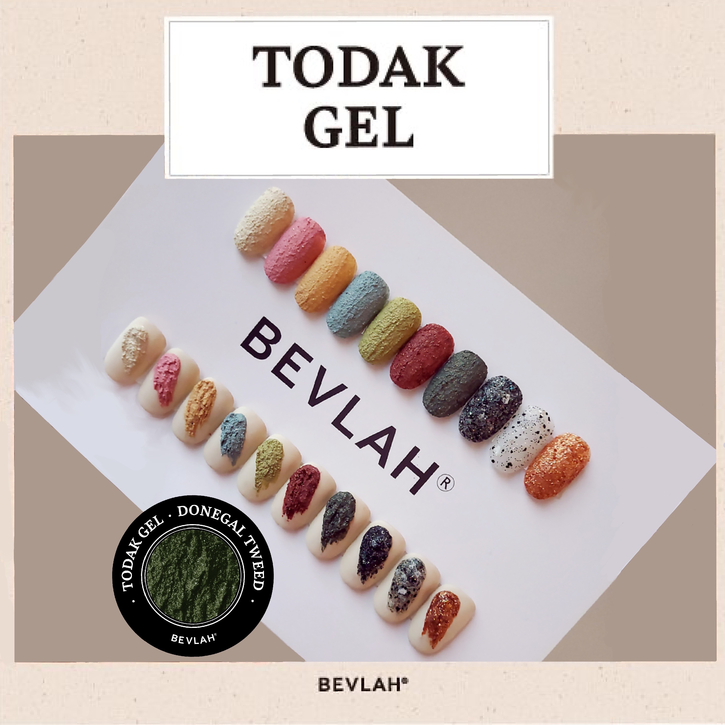 BEVLAH TODAK 油畫 GEL DONEGAL TWEED