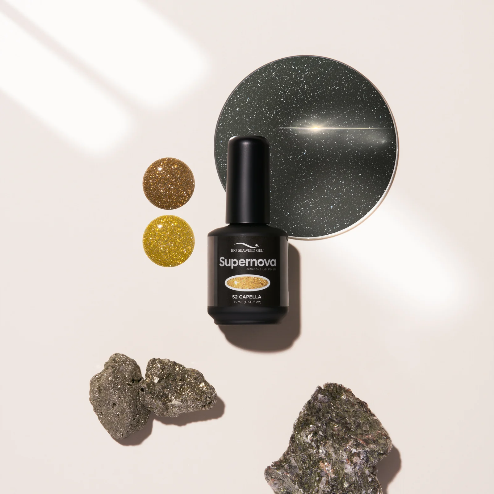 Bio Seaweed Gel 反射閃鑽系列 S2 Capella 天然無毒Gel甲油