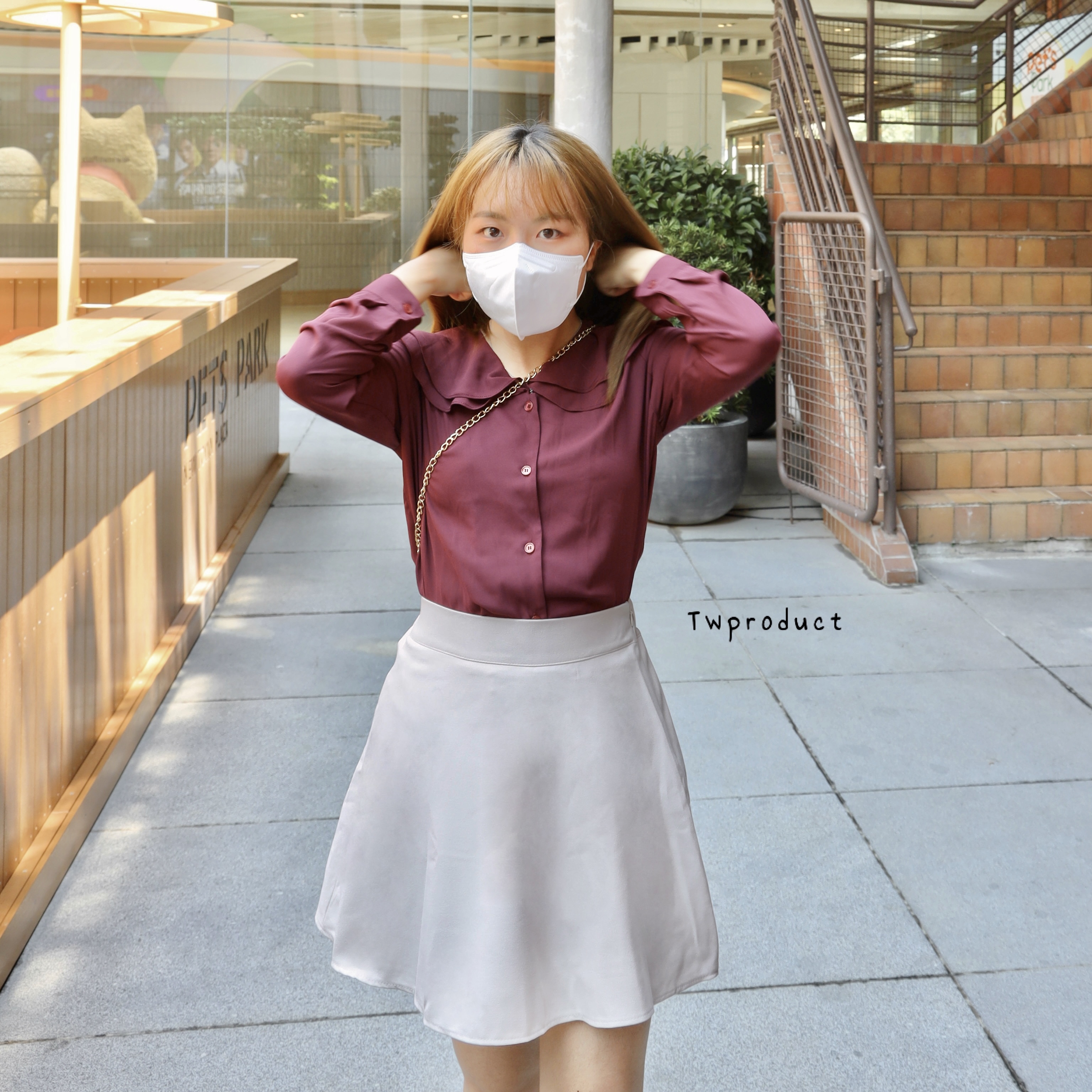 ✨ || sk198 || 衣櫃必備百搭簡單款傘裙褲