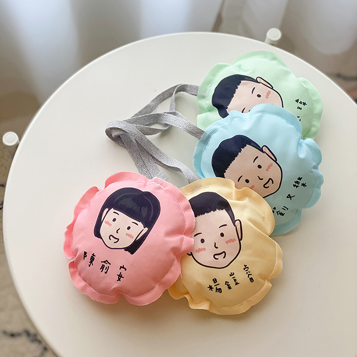 客製化姓名布氣球吊飾(2入) | 幼稚園姓名吊牌