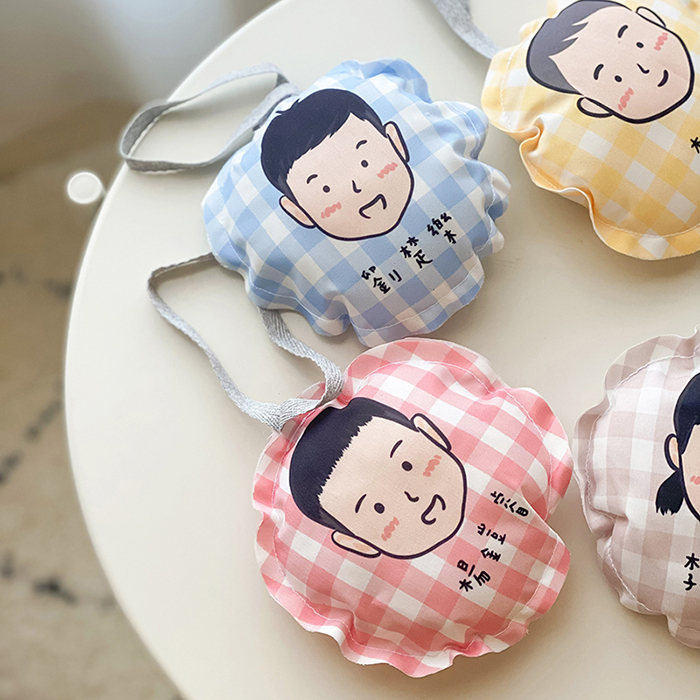 客製化姓名布氣球吊飾(2入) | 幼稚園姓名吊牌