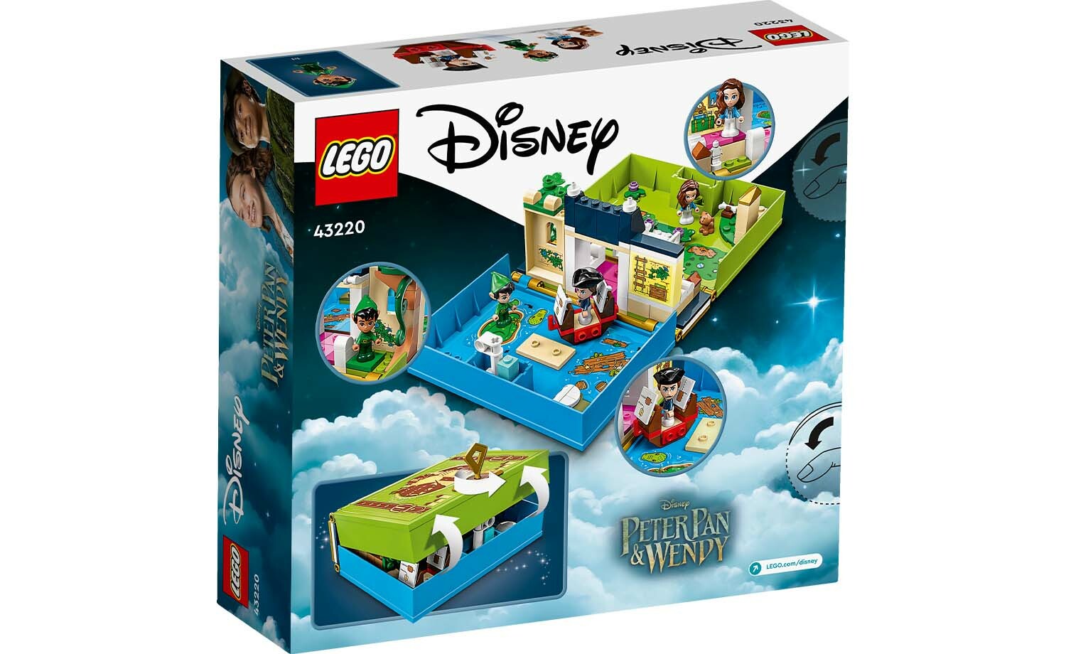 [飛米樂高積木專賣店] LEGO 43220 迪士尼公主 小飛俠與溫蒂的故事書冒險