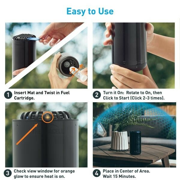 Thermacell Mini-Halo Metal 桌上戶外驅蚊機 PSM