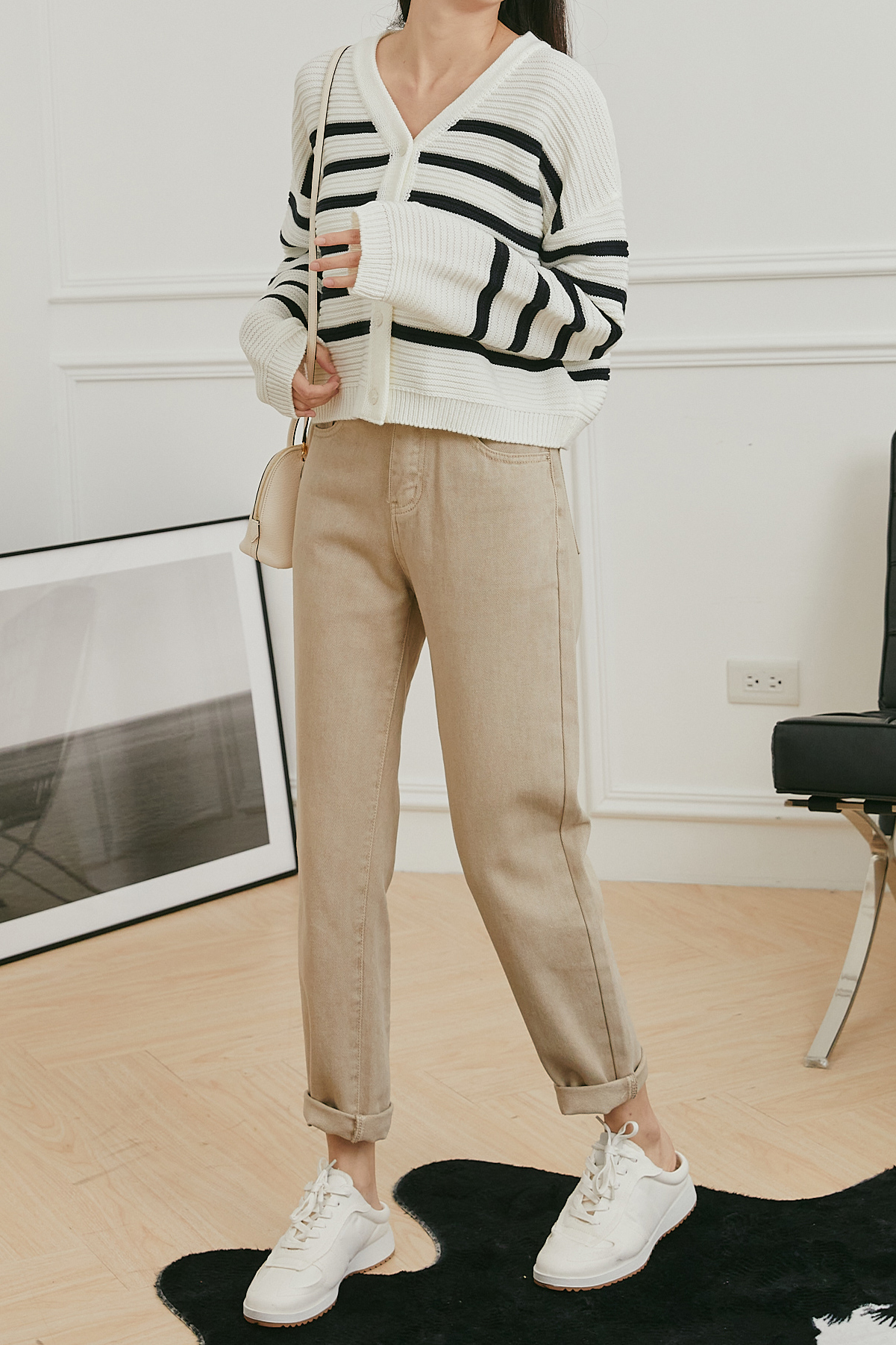 『最後現貨』guten made/復刻爆款直腿男友褲-灰咖