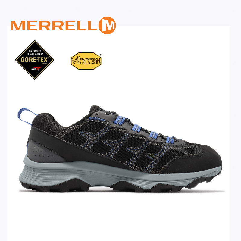 MERRELL 美國 MMOAB SPEED XTR GTX 黑/寶藍 男 耐用防水/登山/露營/溯溪 33ML067091