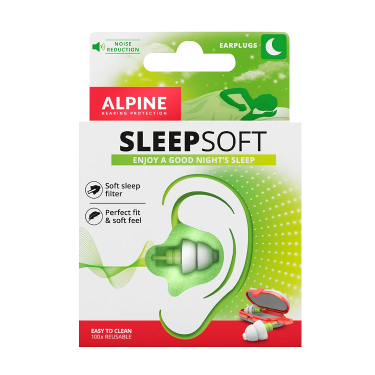 Alpine SleepSoft 睡眠耳塞 無痛耳塞 隔音耳塞 軟耳塞 耳塞 ALPINE-S-SOFT